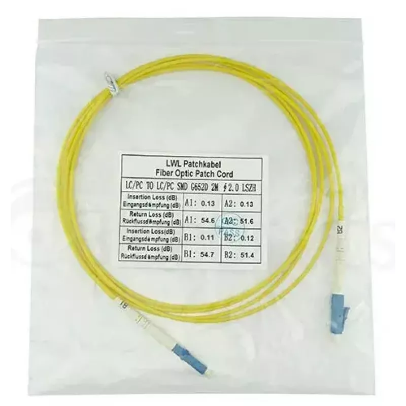 BlueOptics SFP2121BU30MK InfiniBand optiskās šķiedras kabelis 30 m LC Dzeltens