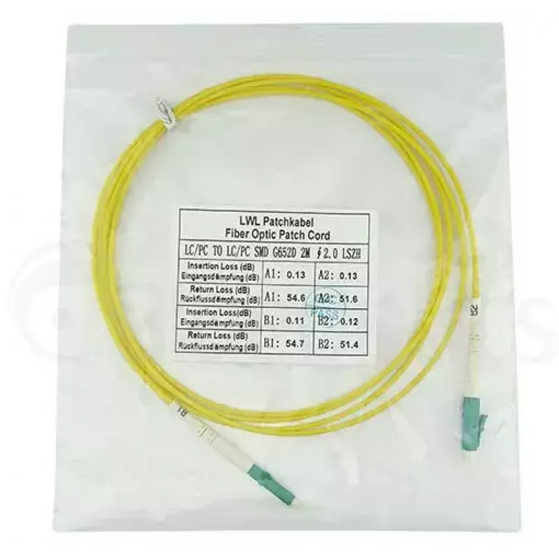BlueOptics SFP2121BU30MM InfiniBand optiskās šķiedras kabelis 30 m LC Dzeltens
