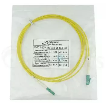 BlueOptics SFP2121BU3MM InfiniBand optiskās šķiedras kabelis 3 m LC Dzeltens