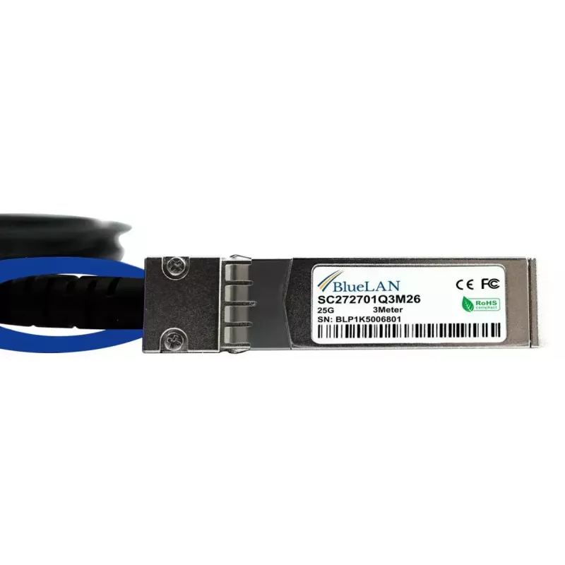 BlueOptics SFP-25G-C2M-BL InfiniBand/optiskās šķiedras kabelis 2 m SFP28 vīriešu/vīriešu