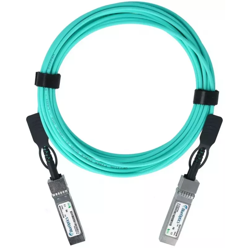 AOC kabelis BlueOptics Telesis SFP28-AOC-15M 15m vīriešu/vīriešu Aqua