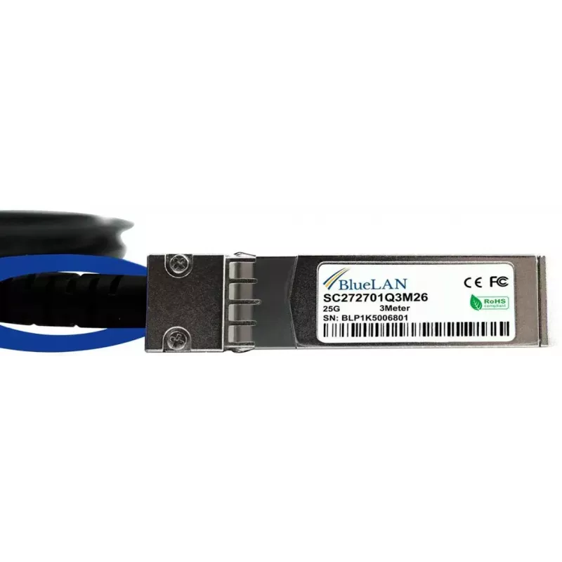 SFP28 DAC kabelis BlueOptics SFP28-DAC-3M-NG-BL 3m InfiniBand