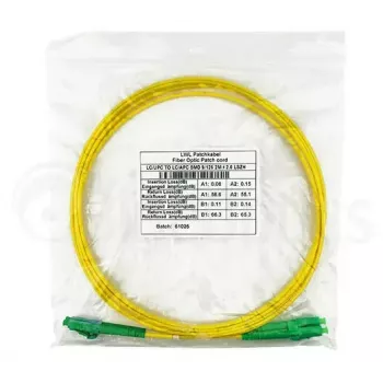 BlueOptics SFP3131BU10MM InfiniBand optiskās šķiedras kabelis 10 m LC Dzeltens