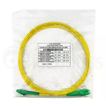 BlueOptics SFP3131BU2MM InfiniBand optiskās šķiedras kabelis 2 m LC Dzeltens