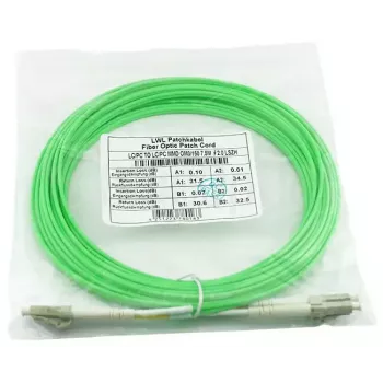 Optisko šķiedru kabelis BlueOptics SFP3131GU30MK LC OM5 30 m zaļš