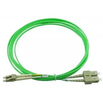 Optiskās šķiedras kabelis BlueOptics SFP3132GU15MK LC SC OM5 15 m piparmētru krāsā