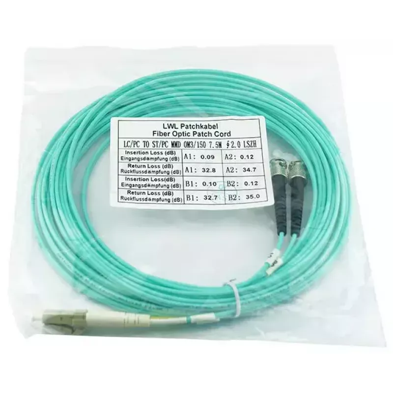 Optiskās šķiedras kabelis BlueOptics SFP3133EU20MK 20 m LC ST OM3