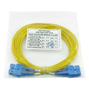 BlueOptics SFP3232BU20MK InfiniBand optiskās šķiedras kabelis 20 m SC Dzeltens