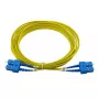 BlueOptics SFP3232BU50MK InfiniBand optiskās šķiedras kabelis 50m SC dzeltens
