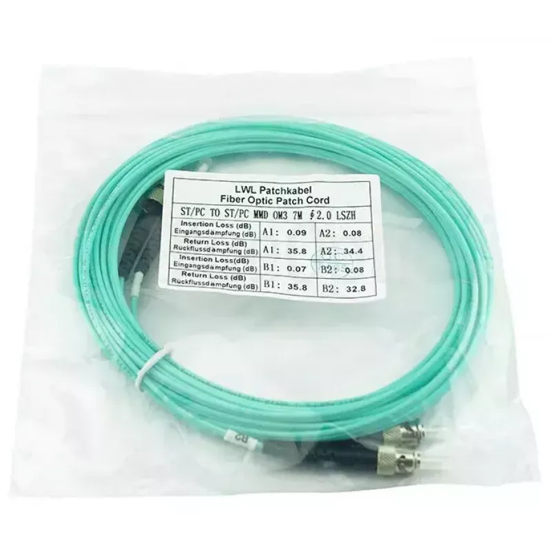 BlueOptics SFP3333EU20MK InfiniBand optiskās šķiedras kabelis 20 m ST Aqua