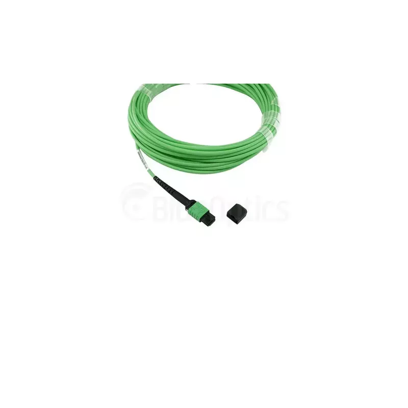 Optiskās šķiedras kabelis BlueOptics SFP5141GU1MKB MPO 4x LC OM5 1 m laima krāsā