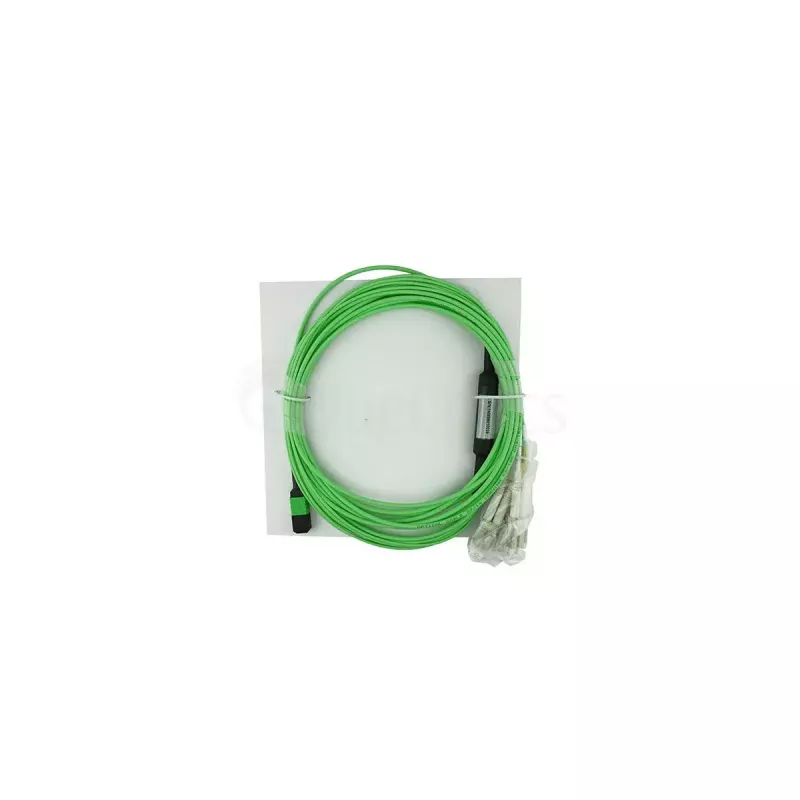 Optisko šķiedru kabelis BlueOptics SFP5141GU2MKB MPO 4x LC OM5 2 m laima