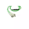 Optisko šķiedru kabelis BlueOptics SFP5141GU2MKB MPO 4x LC OM5 2 m laima