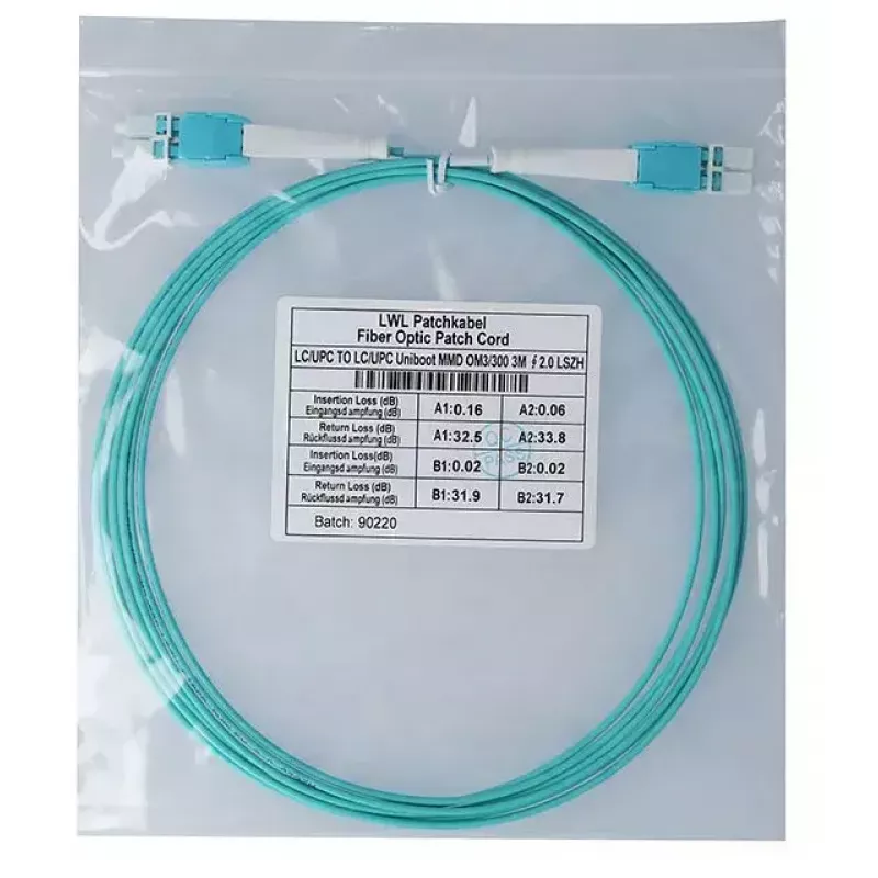 BlueOptics SFP8181EU5MK InfiniBand optiskās šķiedras kabelis 5 m LC Aqua