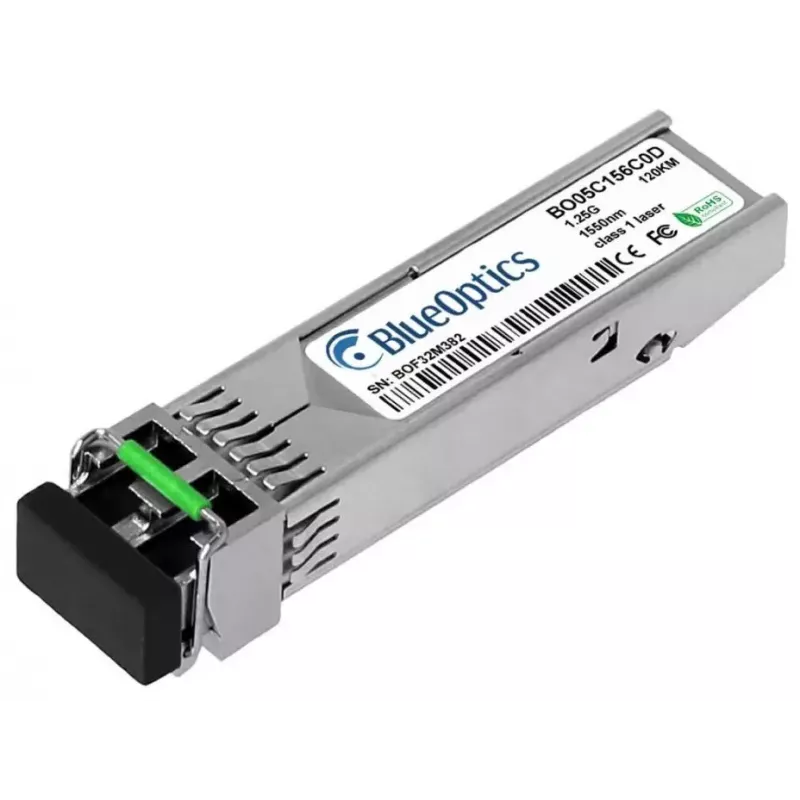 Optiskās šķiedras raiduztvērēja modulis BlueOptics SFP-GLSD-90-A-BO 1250 Mbit/s 1550 nm
