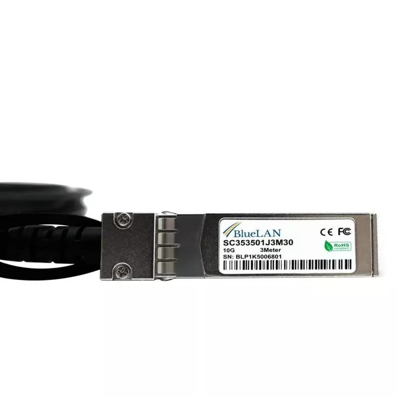 SFP+ kabelis BlueOptics SFP-STACK-KIT-BL 1m vīr./vīr.