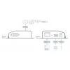 ATEN 1-Port RS-232 Secure Device Server ar PoE, 10/100Base-T(X), 210 g