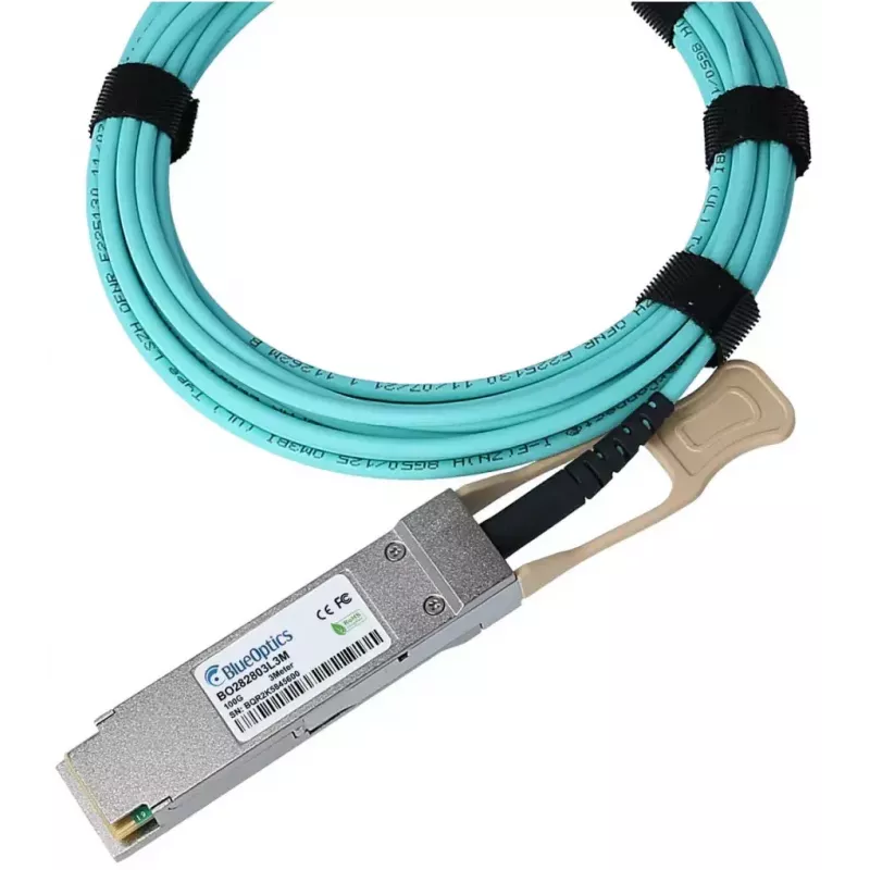Tīkla kabelis BlueOptics SPTMJP1PMCDF007-BO QSFP28 AOC 7m zils