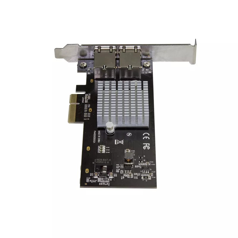 StarTech.com Divu portu 10G PCIe tīkla adaptera karte - Intel-X550AT 10GBASE-T & NBASE-T PCI Express tīkla interfeisa adapteris 10/5/2.5/1GbE vairāku gigabitu Ethernet 5 ātrumu NIC LAN karte