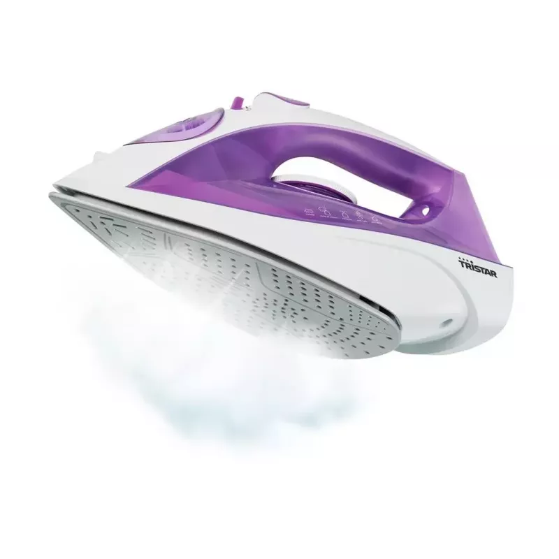 Sausā un tvaika gludeklis Tristar ST-8350 ar keramikas zoli, 2200 W, purpursarkans