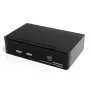 StarTech.com 2 Portu DVI USB KVM slēdzis ar audio un USB 2.0 centrmezglu