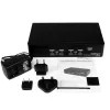 StarTech.com 4 portu USB DisplayPort KVM slēdzis ar audio, 3840 x 2400 pikseļi, melns