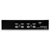 StarTech.com 4 pieslēgvietu 1U montējams statīvā USB KVM slēdzis ar OSD, 1920 x 1440 pikseļi, montāža statīvā, 5,4 W, 1U, melns