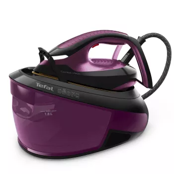 Tefal Express Vision SV8152 2800 W 1.8 L Durilium AirGlide Autoclean zole Violeta, Melna