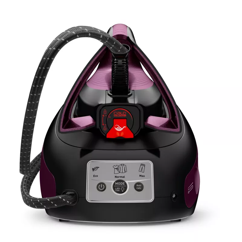 Tefal Express Vision SV8152 2800 W 1.8 L Durilium AirGlide Autoclean zole Violeta, Melna
