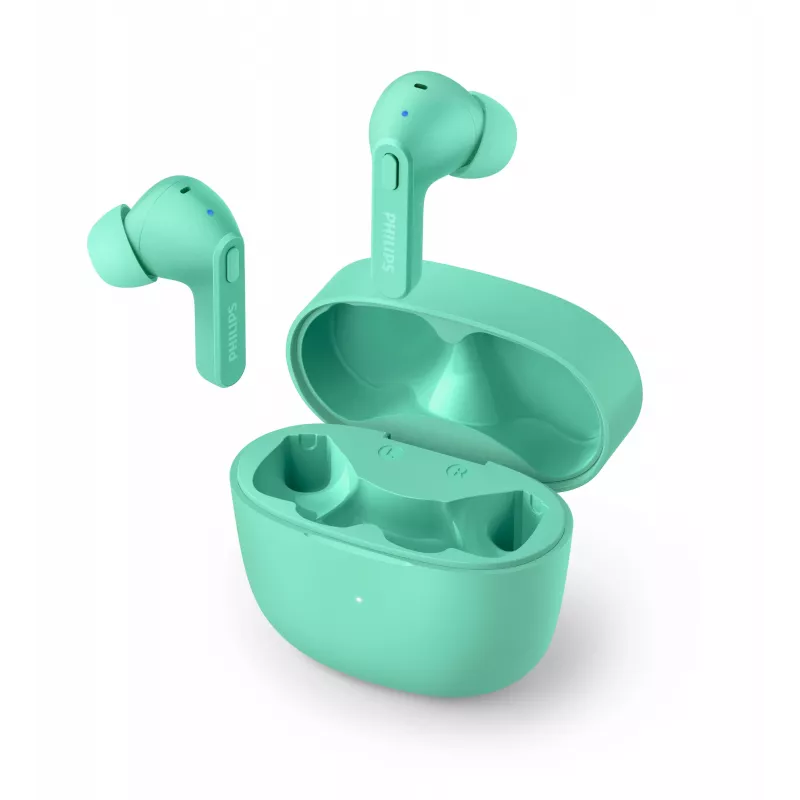 Philips 2000 sērijas TAT2206GR/00 austiņas/auss komplekts True Wireless Stereo (TWS) Iekšauss Zvanu/Mūzikas Bluetooth Tirkīza