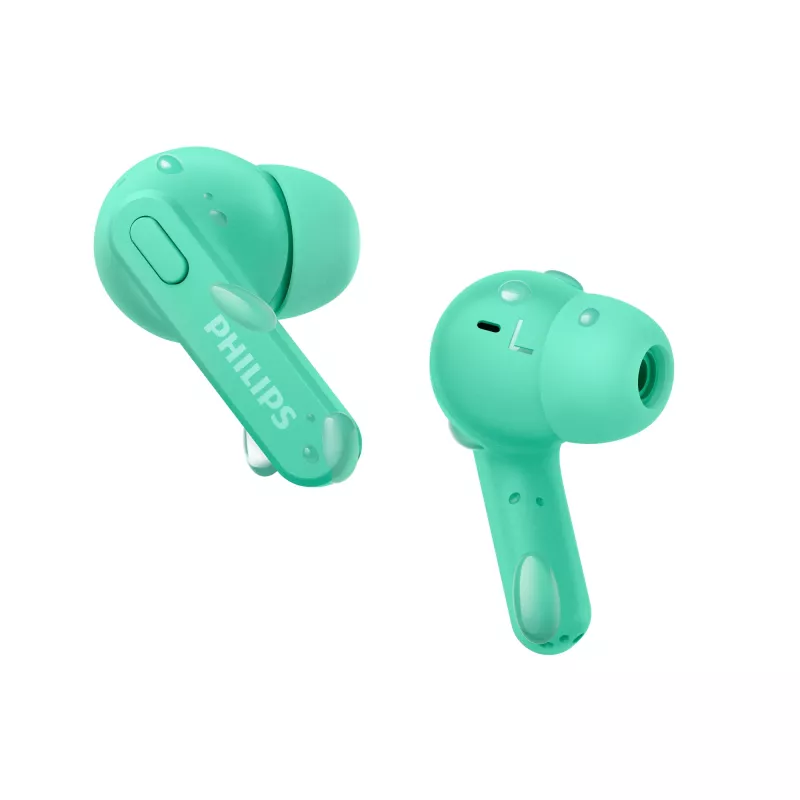 Philips 2000 sērijas TAT2206GR/00 austiņas/auss komplekts True Wireless Stereo (TWS) Iekšauss Zvanu/Mūzikas Bluetooth Tirkīza