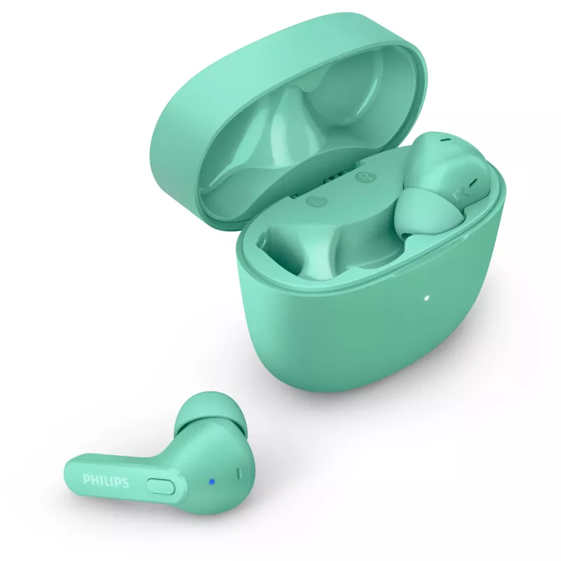 Philips 2000 sērijas TAT2206GR/00 austiņas/auss komplekts True Wireless Stereo (TWS) Iekšauss Zvanu/Mūzikas Bluetooth Tirkīza