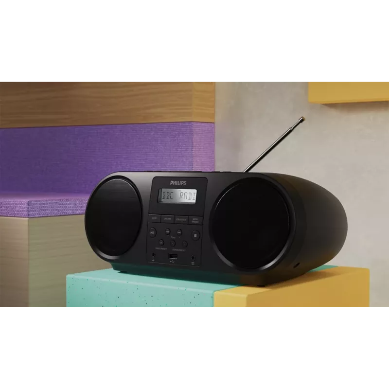 Philips TAZ6000/10 CD atskaņotājs Melns Pārnēsājams CD atskaņotājs