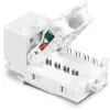 TRENDnet TC-K50C6 Cat6 keystone modulis, 50 gab. iepakojumā, leņķveida, balts