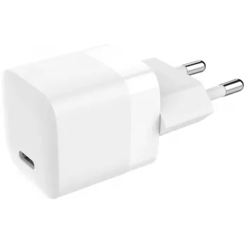Vision USB-C lādētājs 30W EU spraudnis balts universāls strāvas adapteris