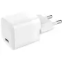 Vision USB-C lādētājs 30W EU spraudnis balts universāls strāvas adapteris