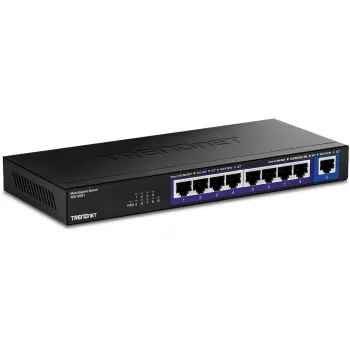 TRENDnet TEG-S591 nepārvaldīts 8-portu 2.5G Ethernet slēdzis, 100/1000/2500, 60 Gbit/s, MAC tabula 4000, sienas montāžai