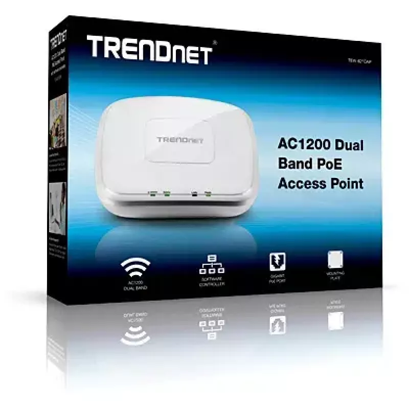 Piekļuves punkts Trendnet TEW-821DAP v1.0R 2.4 GHz 5 GHz Wi-Fi