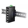 Tīkla slēdzis TRENDnet TI-ELC50 Nepārvaldāms 5-portu Fast Ethernet (10/100), 9.6–60V, sienas/DIN-sliedes stiprinājums