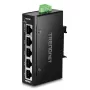 Tīkla slēdzis TRENDnet TI-ELC50 Nepārvaldāms 5-portu Fast Ethernet (10/100), 9.6–60V, sienas/DIN-sliedes stiprinājums