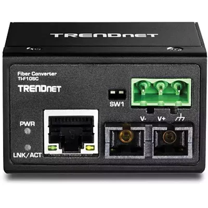 Tīkla mediju pārveidotājs Trendnet TI-F10SC