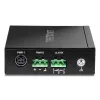 Nepārvaldāms Gigabitu Ethernet slēdzis TRENDnet TI-G51SC, 4x RJ-45 10/100/1000, 10 Gbit/s kapacitāte, 2000 MAC, 9–60V, sienas montāžai