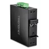 Nepārvaldāms Gigabitu Ethernet slēdzis TRENDnet TI-G51SC, 4x RJ-45 10/100/1000, 10 Gbit/s kapacitāte, 2000 MAC, 9–60V, sienas montāžai