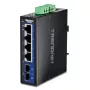 Nepārvaldāms Gigabitu Ethernet slēdzis TRENDnet TI-G51SC, 4x RJ-45 10/100/1000, 10 Gbit/s kapacitāte, 2000 MAC, 9–60V, sienas montāžai