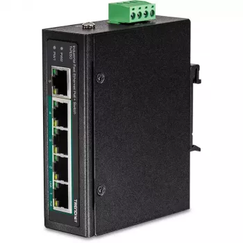 Nepārvaldāms slēdzis Trendnet TI-PE50 Power over Ethernet melns