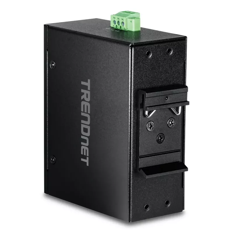 Nepārvaldāms Fast Ethernet PoE slēdzis TRENDnet TI-PELC80 — 8x 10/100 Mbps RJ-45, IEEE 802.3af/at, 48–56 V DC, sienas montāžai