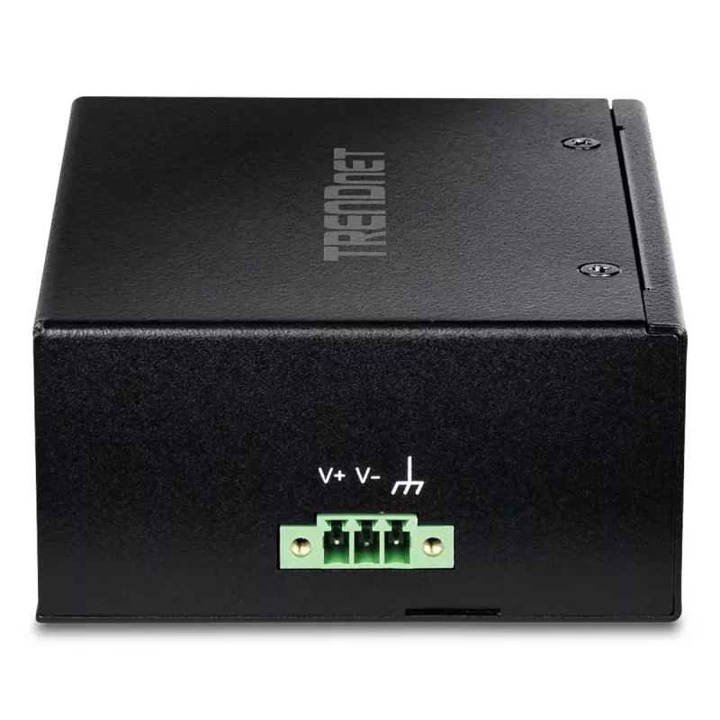 Nepārvaldāms Fast Ethernet PoE slēdzis TRENDnet TI-PELC80 — 8x 10/100 Mbps RJ-45, IEEE 802.3af/at, 48–56 V DC, sienas montāžai