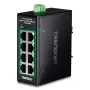 Nepārvaldāms Fast Ethernet PoE slēdzis TRENDnet TI-PELC80 — 8x 10/100 Mbps RJ-45, IEEE 802.3af/at, 48–56 V DC, sienas montāžai