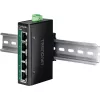TRENDnet TI-PGLC50 Industrial Nenodrošināts 5 Portu Gigabit Ethernet PoE+ Slēdzis