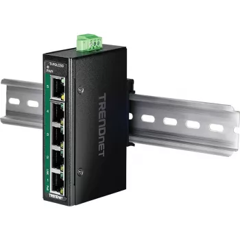 TRENDnet TI-PGLC50 Industrial Nenodrošināts 5 Portu Gigabit Ethernet PoE+ Slēdzis